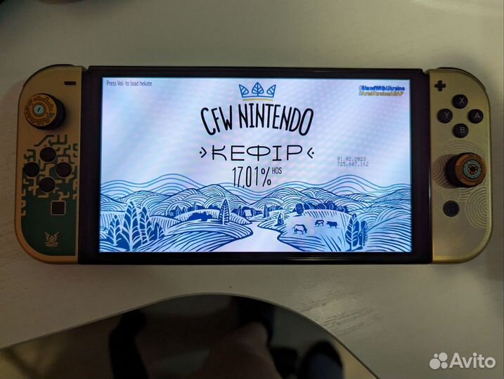 Nintendo switch oled zelda edition прошитая