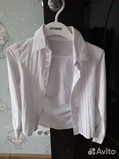 Блузка белая