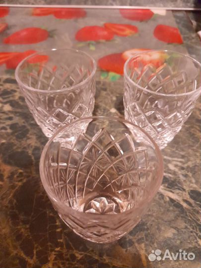 Рюмки,кружки хрустальные