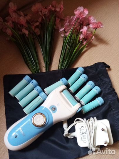 Электропилка по уходу за пятками+10роликов