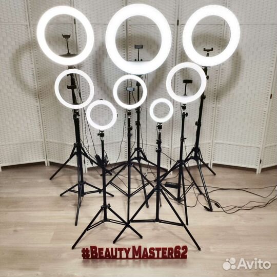 Лампа лупа, кольцевая лампа новая