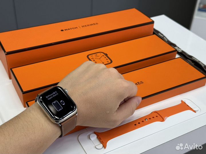 Apple watch hermes series 9 45mm stainless steel