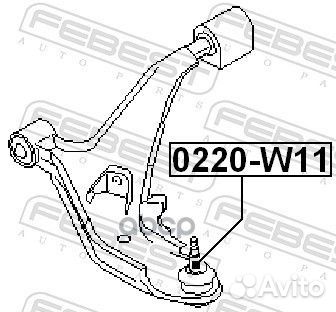 Опора шаровая нижнего рычага перед прав/лев