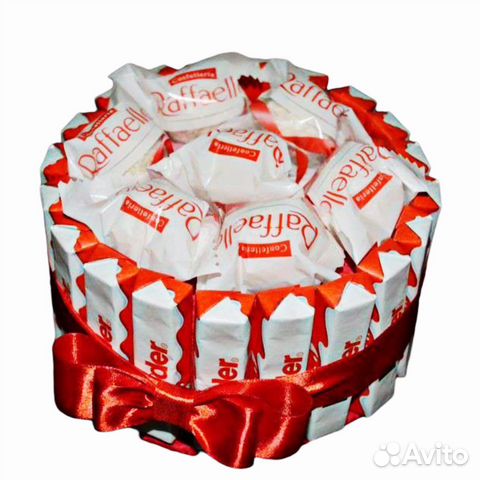 Торт из киндеров и рафаэлок