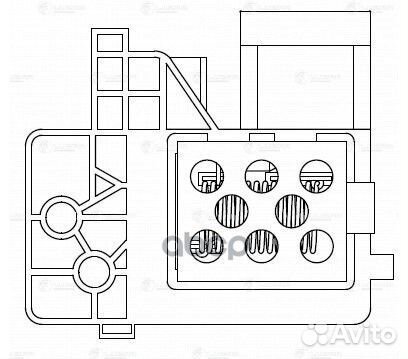 Резистор вентилятора LADA Vesta (15) /Renault
