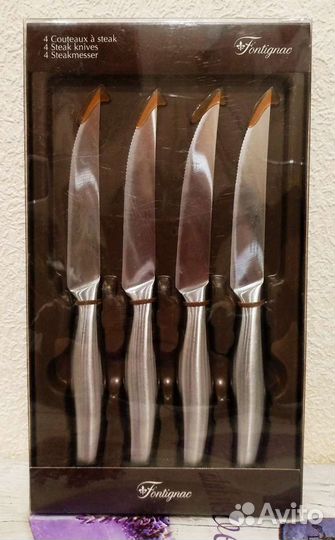 Набор нержавеющих ножей для стэйка 