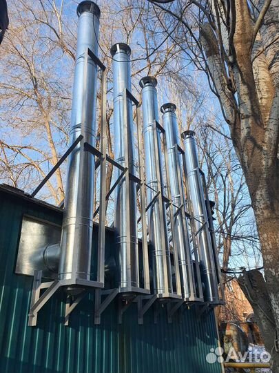 Изготовления и установка дымохода и вентиляции