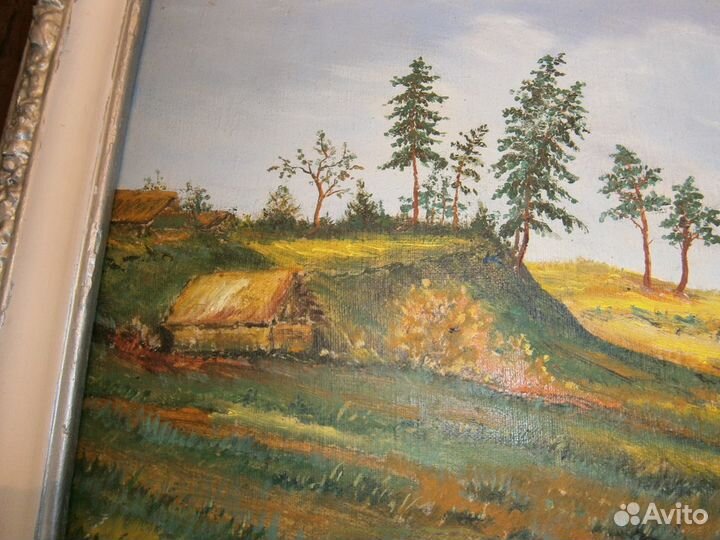 Картина СССР холст масло 1979г 