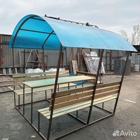 Беседка из поликарбоната