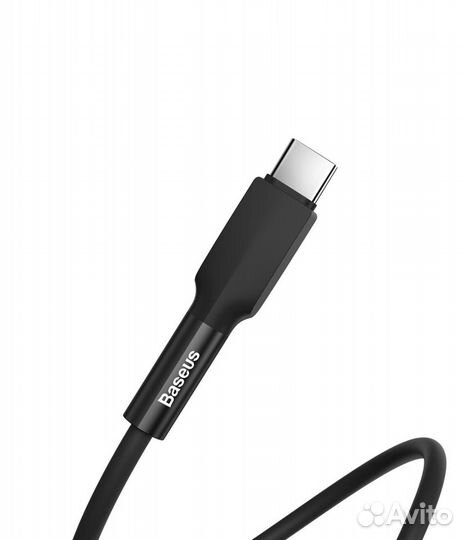 Силиконовый кабель Baseus USB на Type-C 1m