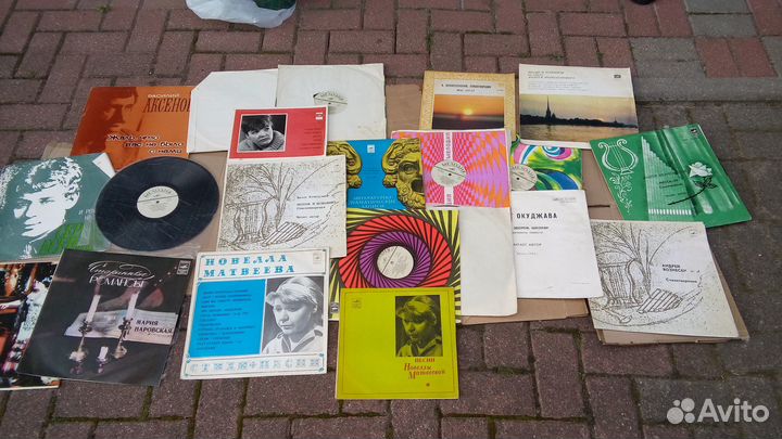 Пластинки Стихи, рассказы, романсы