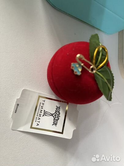 Золотая булавка детская