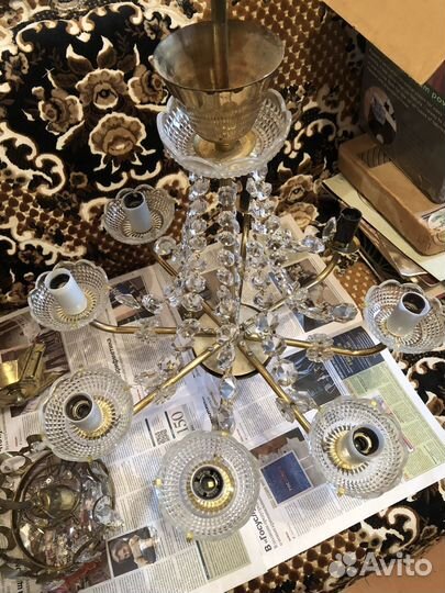 Люстра советская СССР и бра