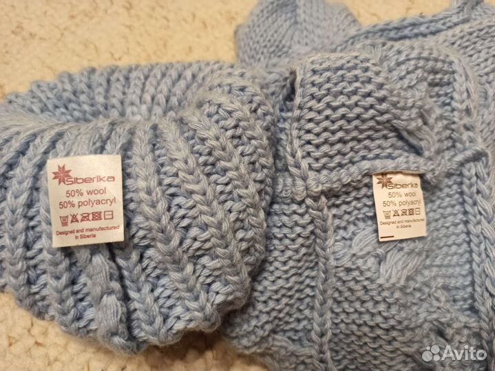 Комплект шапка и снуд женский Siberika