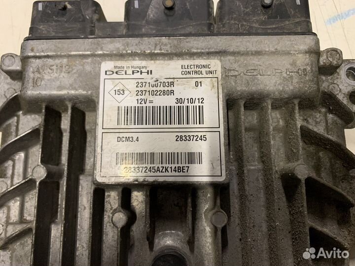 Блок управления двигателем Renault Duster 1.5 dci