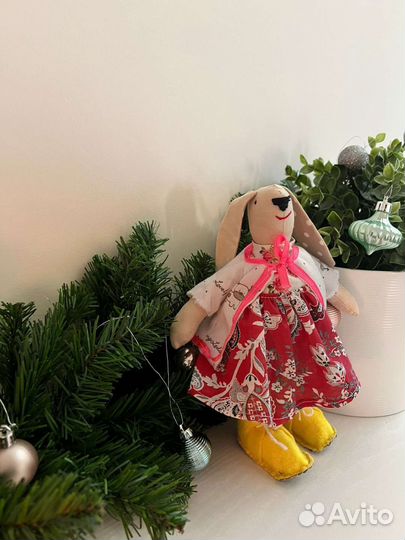 Интерьерная игрушка Заяц Тильда