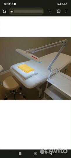 Лампа для наращивания ресниц бестеневая Rexant