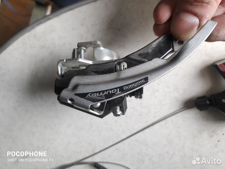 Передний переключатель shimano alivio