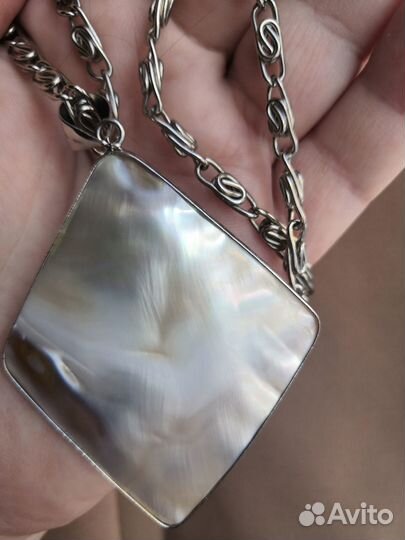 Винтажное колье подвеска кулон Цепочка с кулоном