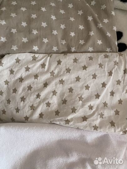 Простынь на круглую кроватку. продано На доставке