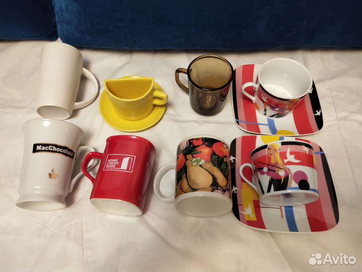 Чайные чашки, бокалы