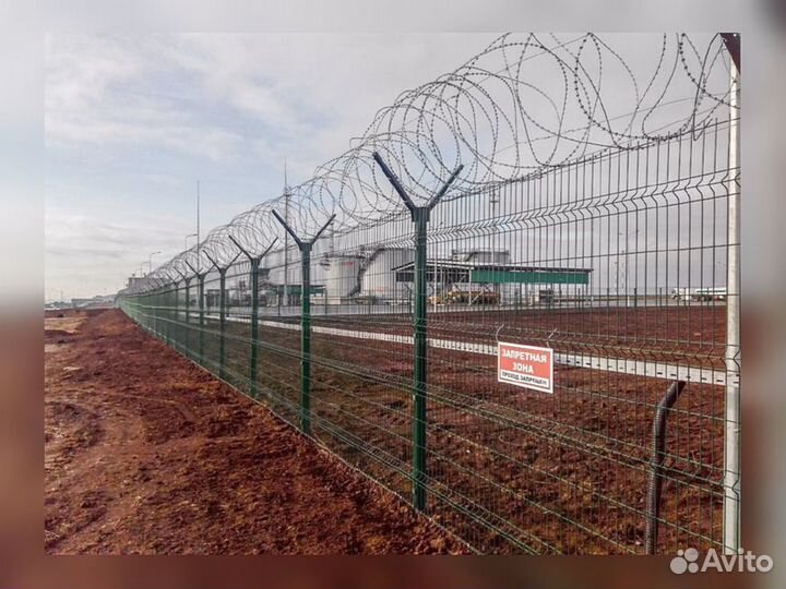 Забор из 3д сетки