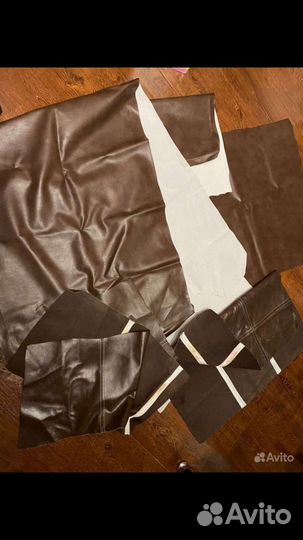 Остатки натуральной и искусственной кожи