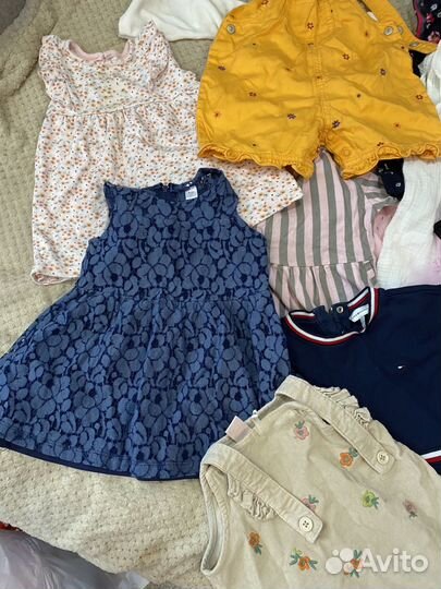 Вещи пакетом на девочку 74 80