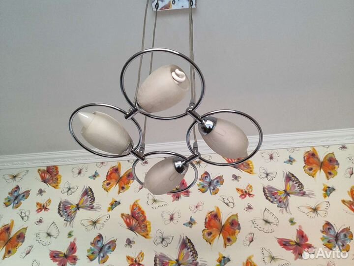 Люстра потолочная бу
