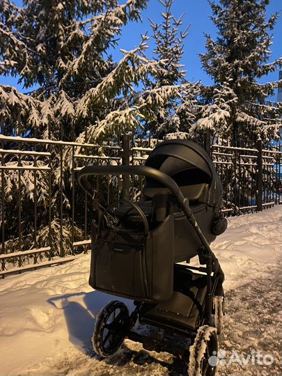 Коляска adamex zico с автолюлькой britax