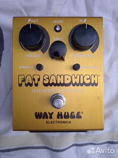 Педаль dunlop Way Huge Fat Sandwich distortion USA