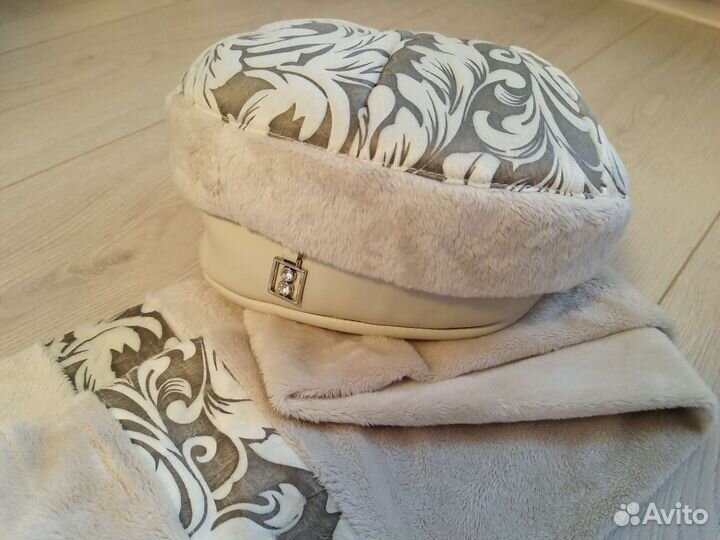 Комплект берет и шарф