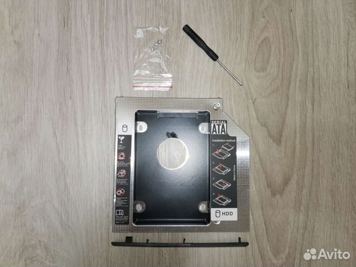 Новый адаптер для второго HDD/SDD вместо DVD-приво
