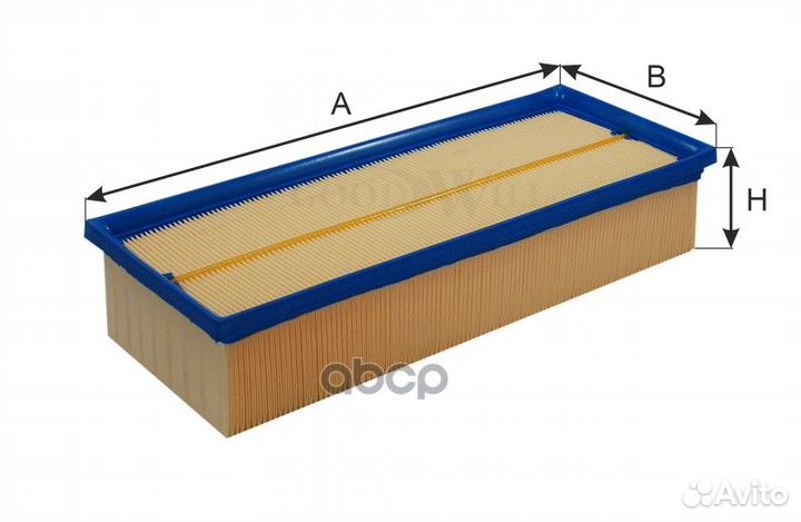Фильтр воздушный audi, seat, skoda, VW AG343 Go