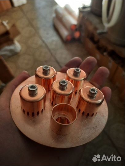 Этаж медной флейты 4 дюйма