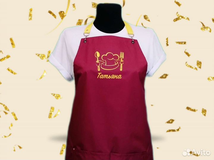 Фартук для кафе с логотипом