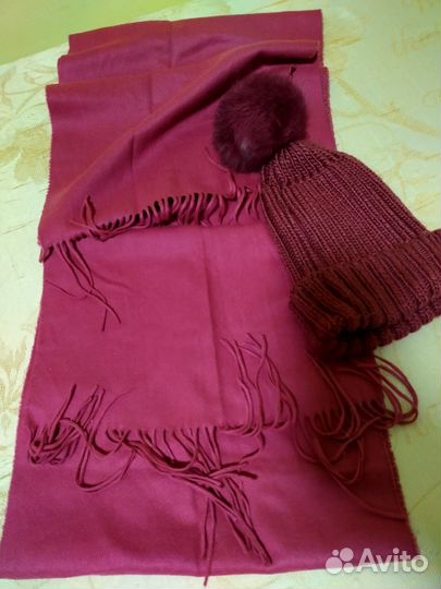 Комплект шапка и шарф Италия