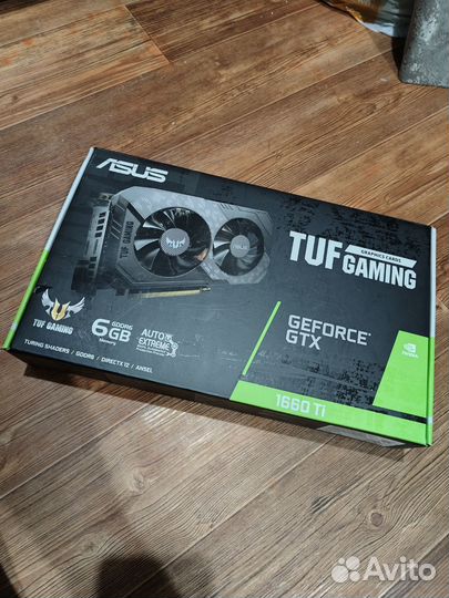 Видеокарта GTX 1660 ti Asus Tuf Gaming