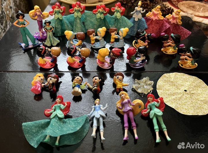 Игрушки из киндер сюрприз принцессы