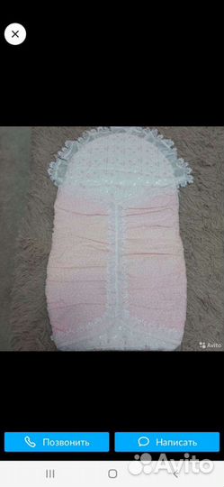 Конверт на выписку для девочки лето