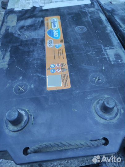 Аккумулятор на грузовик бу 6ст-240VL EFB Евро