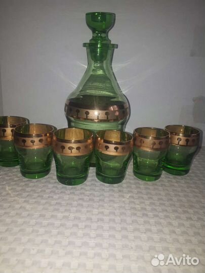 Винтажный ликеро-водочный набор из 70-х