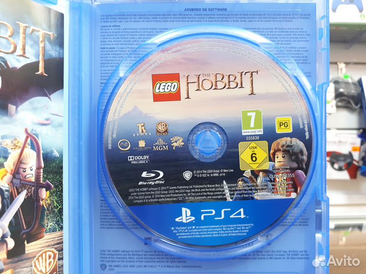Lego Хоббит PS4 б.у