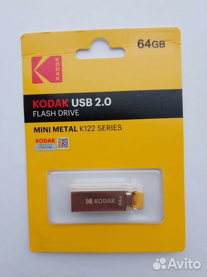 Usb флешки 64 гб, новые, Kodak
