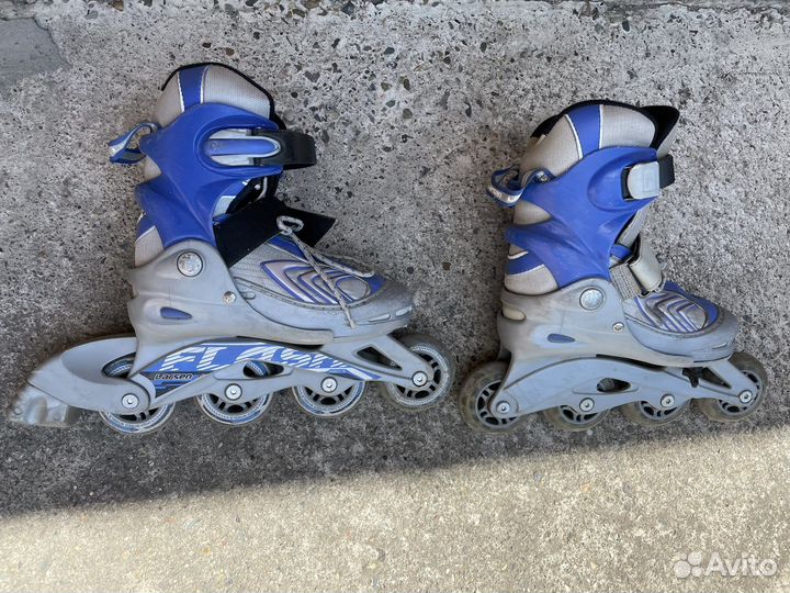 Роликовые коньки детские раздвижные 30-33