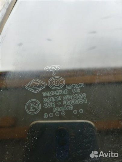 Стекло глухое заднее правое Vortex Tingo T11 SQR