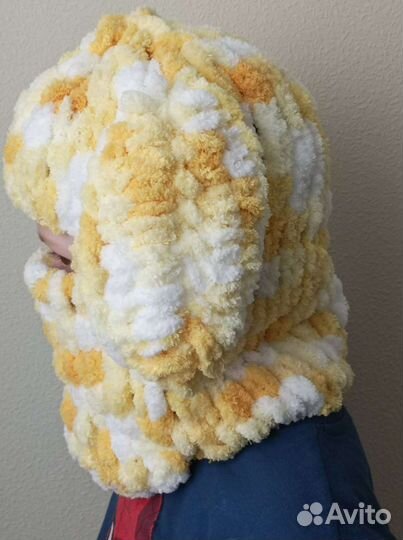 Шапка балаклава с ушками