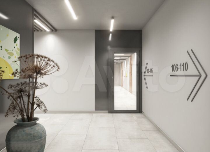 2-к. квартира, 55,4 м², 8/14 эт.