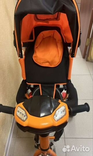 Велосипед коляска с музыкой