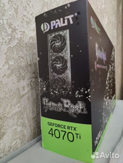 Видеокарта Palit Game Rock RTX 4070ti 12 gb новая